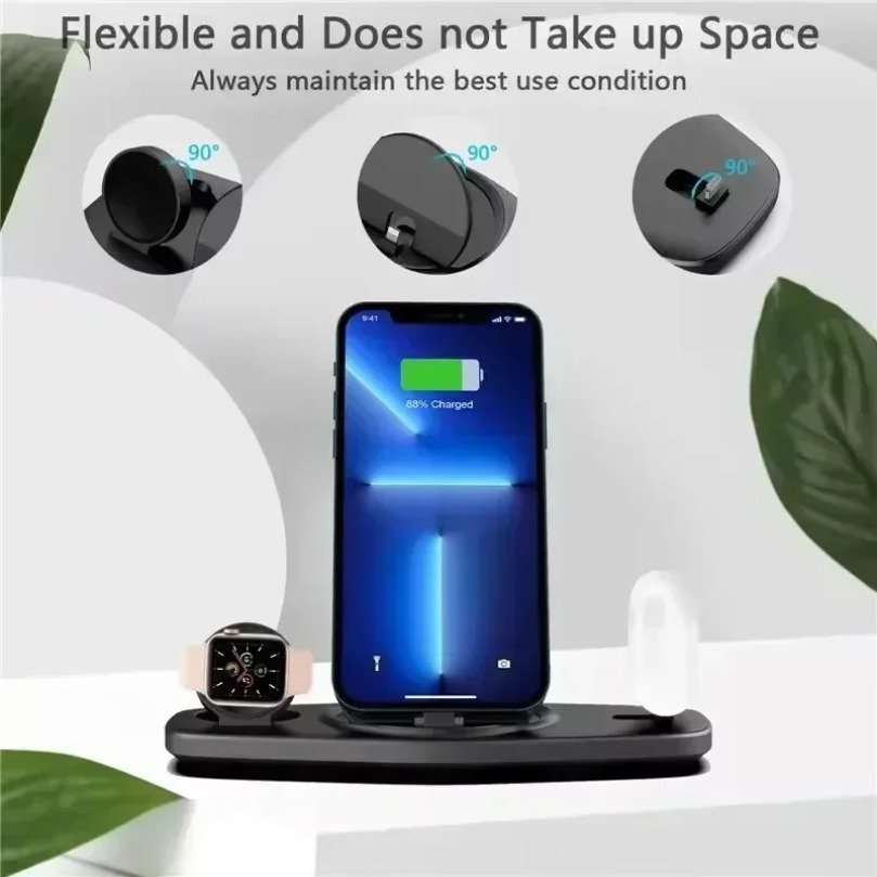 3 In 1 Fast Wireless Charger C - đánh giá và giá Smartwatch X12