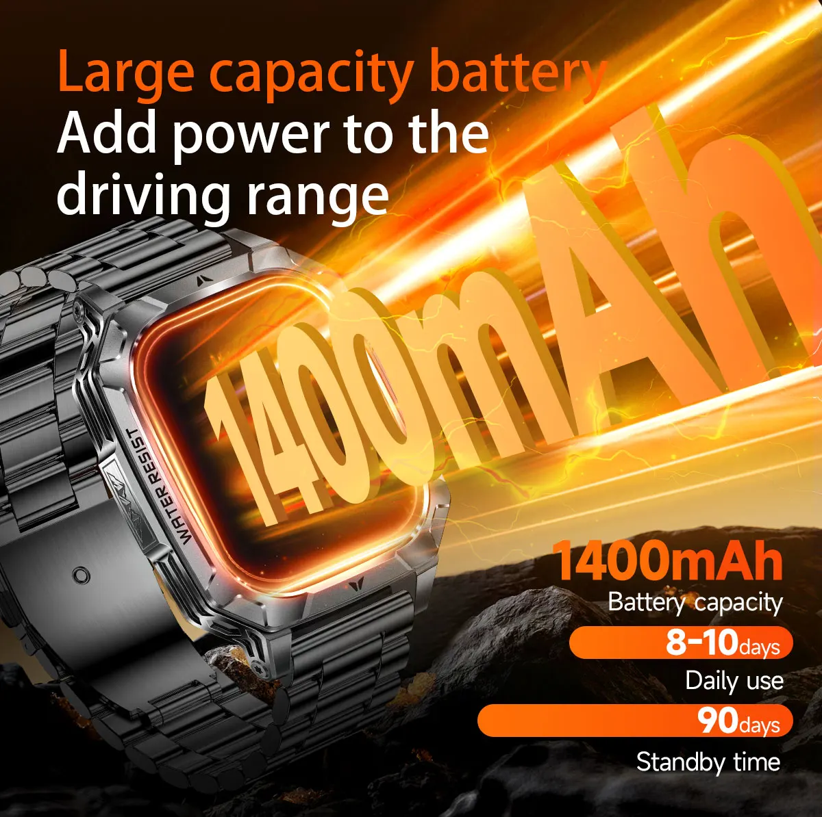 2026 New Built-in 1400mAh Supe - đánh giá và giá Smartwatch Custom