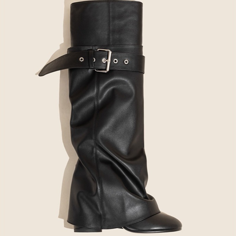 Women's Knee-high Boots Fashio - đánh giá và giá Leather Classic Strap