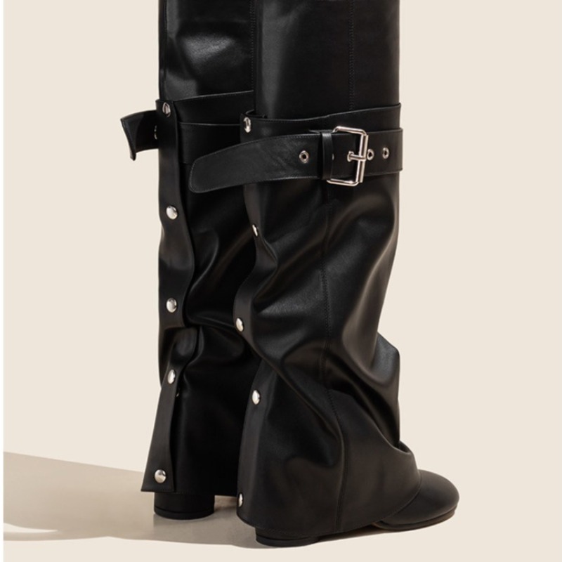 Women's Knee-high Boots Fashio - đánh giá và giá Leather Classic Strap