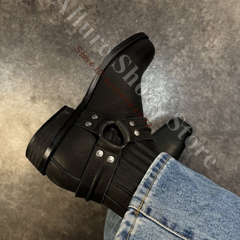 Retro Biker Cowboy Style Men A - đánh giá và giá Leather Classic Strap