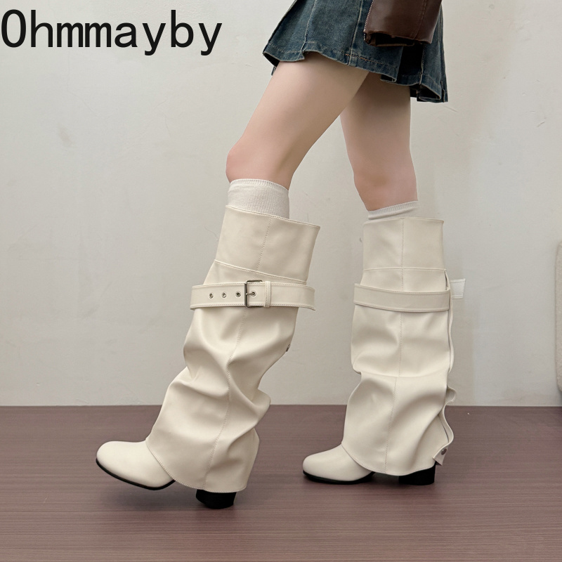 Designer Women Knee High Boots - đánh giá và giá Leather Classic Strap
