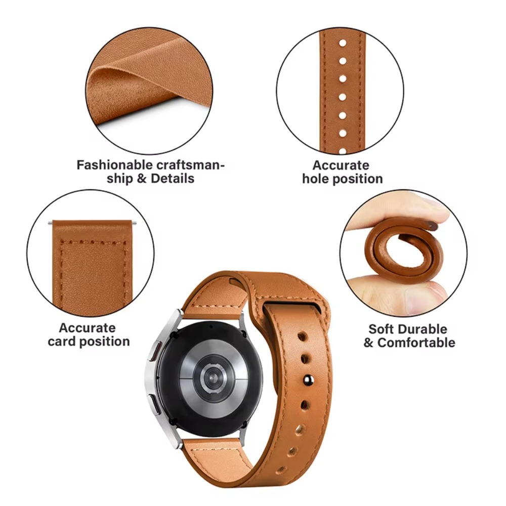 20mm 22mm Lug PU Leather Watch - đánh giá và giá Titan Smartwatch Accessories