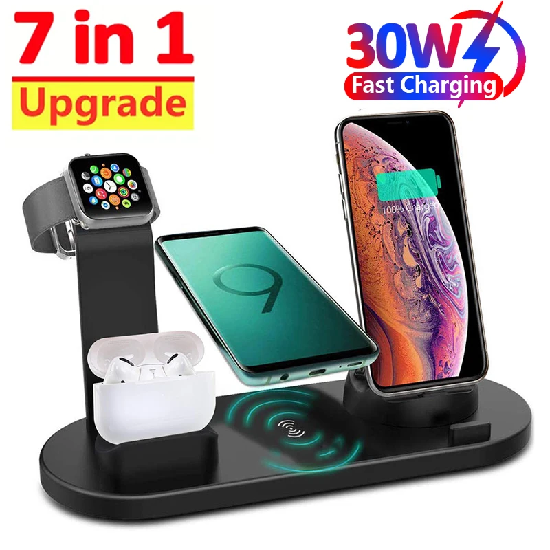 7 In 1 Wireless Charger Stand  - đánh giá và giá Smartwatch X12